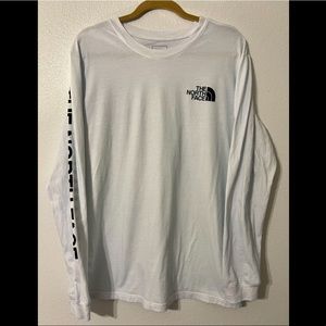 The North Face Long Sleeve Tshirt White XL